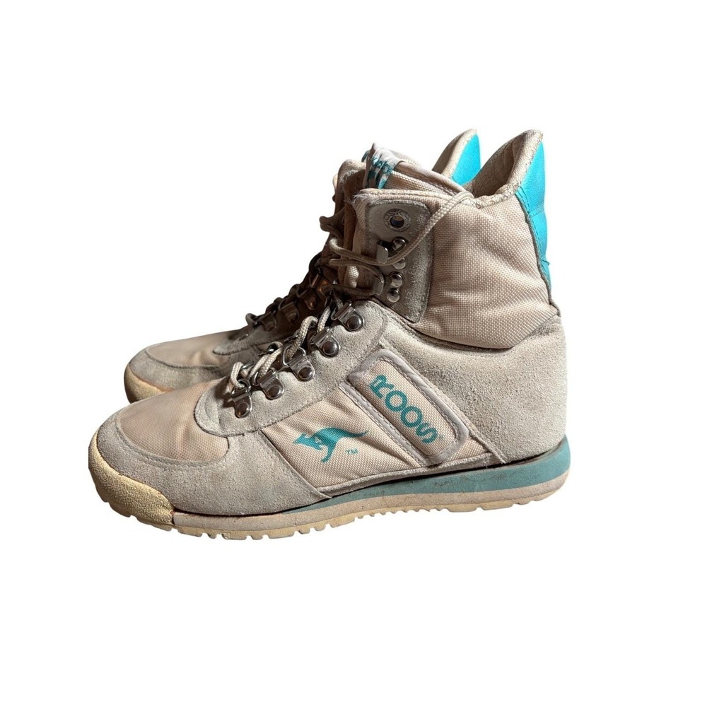 Vintage‎ FAIR Kangaroos High Top Sneakers Side Pocket Shoes 7 Unisex
